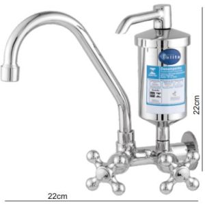 TORNEIRA COZINHA BICA MOVEL METAL C/FILTRO ABS 2172 C-50 PAREDE