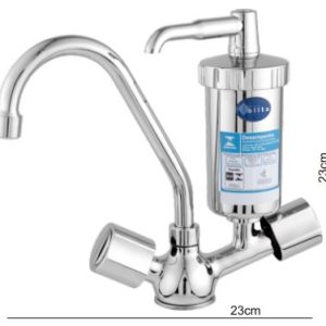 TORNEIRA COZINHA BICA MOVEL METAL C/FILTRO ABS 2173 C-40 CR BANCADA