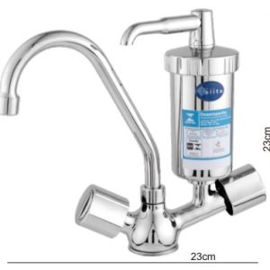 TORNEIRA COZINHA BICA MOVEL METAL C/FILTRO METAL 2173 C-67 SUPER LUXO BANCADA
