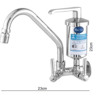 TORNEIRA COZINHA BICA MOVEL METAL C/FILTRO METAL 2172 C-67 SUPER LUXO PAREDE