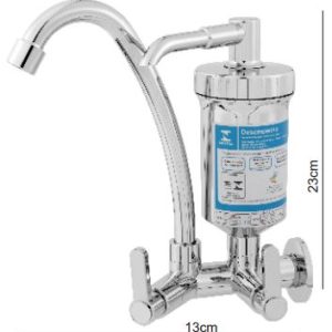 TORNEIRA COZINHA BICA MOVEL ABS C/FILTRO ABS CROM.2167 C-31 PAREDE