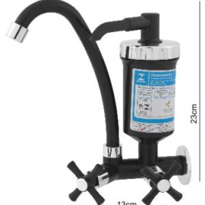 TORNEIRA COZINHA BICA MOVEL ABS C/FILTRO ABS PRETA 2167 C-31 PAREDE