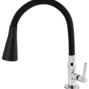 TORNEIRA COZINHA BICA MOVEL 2199 C-70 DUO BLACK BANCADA