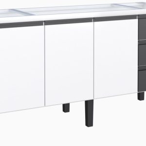 GABINETE BANH.C/CUBA MAD.60CM CIDADE NOGUEIRA/CHUMBO 101726 - COZIMAX