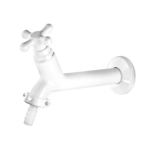 TORNEIRA COZINHA ABS LONGA 15CM C/BICO MARUJA BRANCA - VIQUA