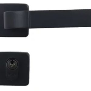 FECHADURA MODENA ROSETA PRETO FOSCO EXTERNA 160697