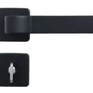 FECHADURA MODENA ROSETA PRETO FOSCO BANHEIRO 160745