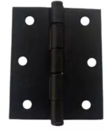 DOBRADICA 31/2 S/ANEL ACO PRETO FOSCO 3PC 162166