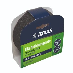 FITA ANTIDERRAPANTE 178/1 50MM ROLO C/5MTS - ATLAS