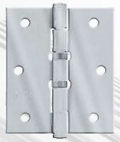 DOBRADICA 31/2 C/ANEL ACO CROMADO 3PC 2091