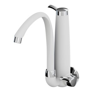 TORNEIRA COZINHA BICA MOVEL ABS C/FILTRO ABS BRANCA/CROMADA PAREDE - TIGRE