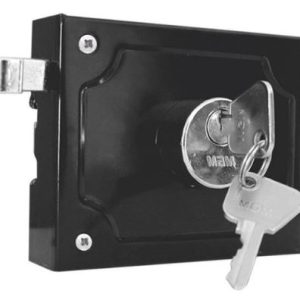 FECHADURA P/PORTAO SOBREPOR PRETA 342