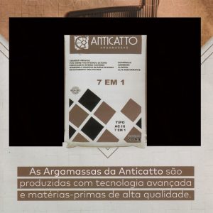 ARGAMASSA AC-III 20KG FLEXIVEL CINZA 7 EM 1 - ANTICATTO