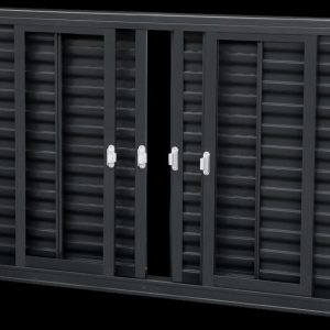 VENEZIANA 100X120X12 ACO PRIMER 6 FOLHAS (2 FIXAS) S/VIDRO S/GRADE 992657