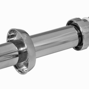 TUBO LIGACAO AJUSTAVEL CROMADO PVC CL2