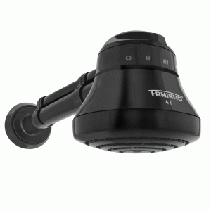 DUCHA FAMINHO 4T C/CANO 30CM 5400W 127V BLACK - FAME