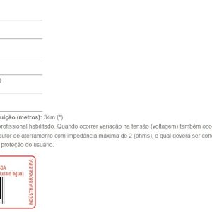 DUCHA INTENSE ELETRONICA BLACK 7800W 220V PRETA/CROMADA - FAME