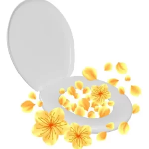 ASSENTO ALMOFADADO CONVENCIONAL TPK PERFUMADO FLORAL BRANCO BR1