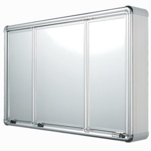 ARMARIO SOBREPOR 35X45 LBP12/S ALUMINIO