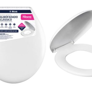 ASSENTO ALMOFADADO CONVENCIONAL BRANCO PR1063-2 - ATLAS