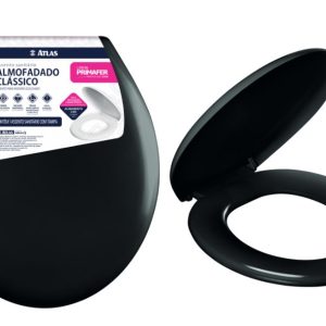 ASSENTO ALMOFADADO CONVENCIONAL PRETO PR1063-8 - ATLAS