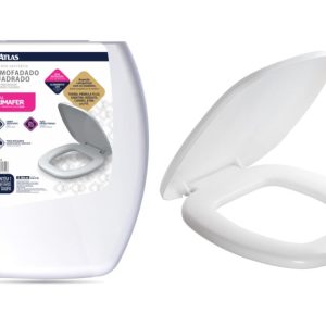 ASSENTO ALMOFADADO QUADRADO BRANCO PR1064-2 - ATLAS