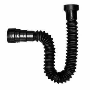 SIFAO SANFONADO SIMPLES PVC PRETO