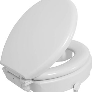 ASSENTO PVC ELEVADO ALMOFADADO 11.5CM TAE7T/K CONVENCIONAL BRANCO BR1