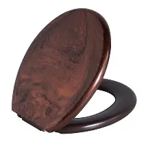 ASSENTO ALMOFADADO CONVENCIONAL TPK MARMORIZADO MARROM MR-MM