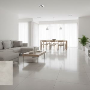 PISO CERAMICO 60X60-A RETIFICADO ABSOLUT GRIS ACETINADO LZ V2 1 FACE - LUME