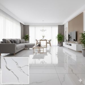 PISO CERAMICO 72,5X72,5-A RETIFICADO 75006RT ACETINADO PEI-4 4 FACES - VIVA