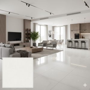 PORCELANATO 62X121-A RETIFICADO DETROIT OFF WHITE HAC120.008 ACETINADO V2 LC 4 FACES - HELENA