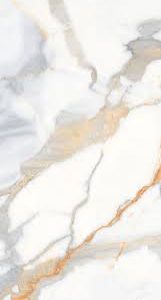 PISO SEMI-GRES 45X89-A RETIFICADO CALACATA LIGHT POLIDO LW V2 6 FACES - TESORO