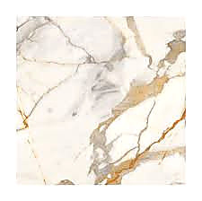 PISO SEMI-GRES 75X75-A RETIFICADO CALACATA GOLD POLIDO LW V2 8 FACES - TESORO